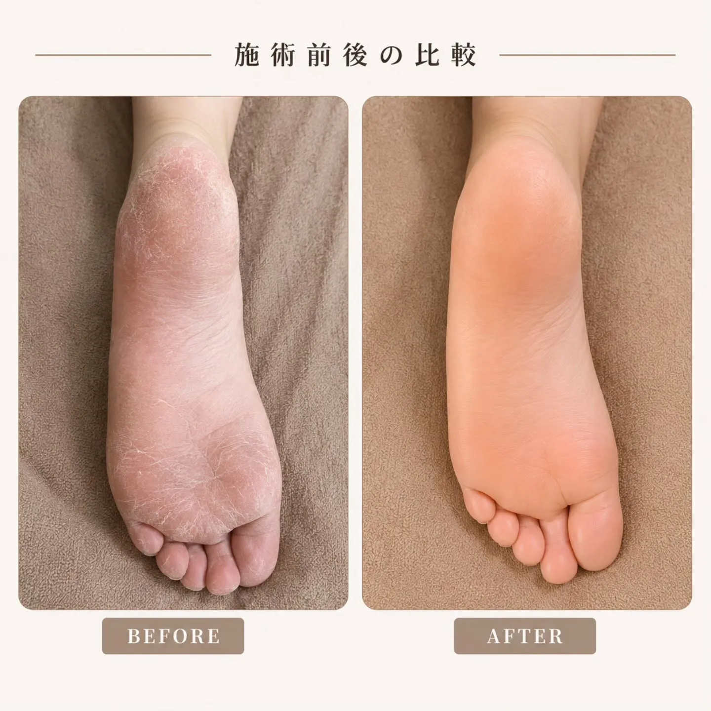 夏の素足の準備出来てますか？